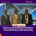 Sierra Leone Reaffirms Maritime Commitments at IMO Assembly