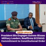 President Bio Engages Guinea-Bissau Military Leaders, Reaffirms ECOWAS Commitment to Constitutional Order