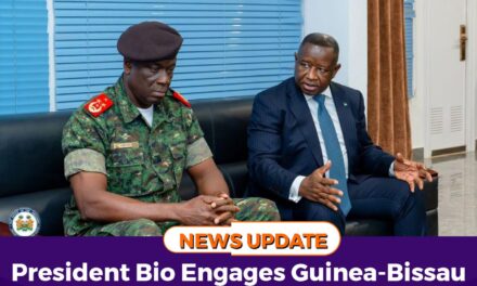 President Bio Engages Guinea-Bissau Military Leaders, Reaffirms ECOWAS Commitment to Constitutional Order