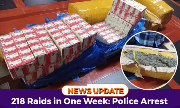 218 Raids in One Week: Police Arrest Sierra Leonean With British Passport in Drug Crackdown