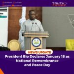 President Bio Declares January 18 as National Remembrance and Peace Day
