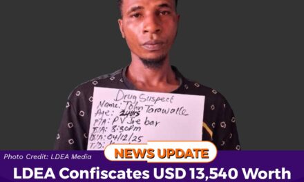 LDEA Confiscates $ 13,540 Worth of Kush, Arrests 3 Sierra Leoneans