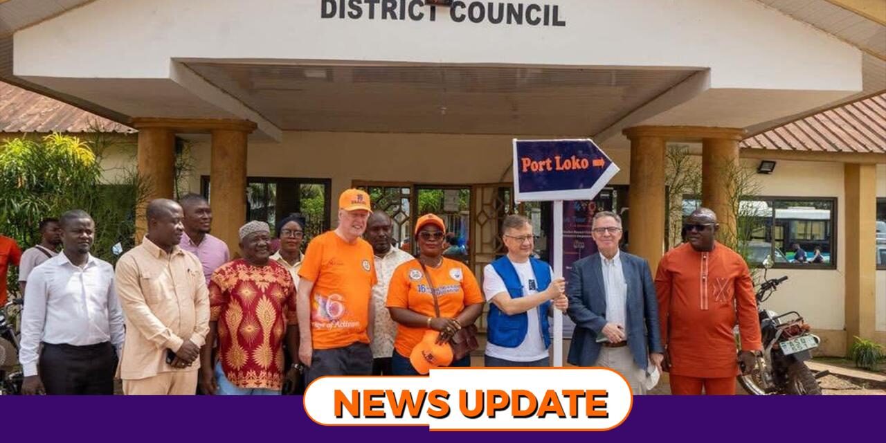 Port Loko Sets the Stage as EU Bus Tour Begins Push to End SGBV