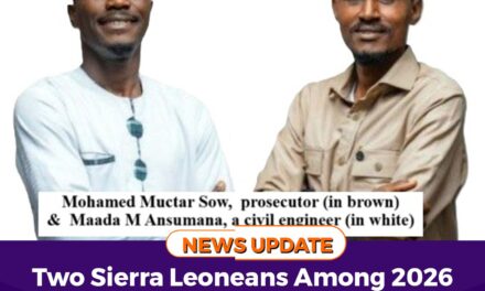 Two Sierra Leoneans Among 2026 Australia Awards Scholarship Recipients