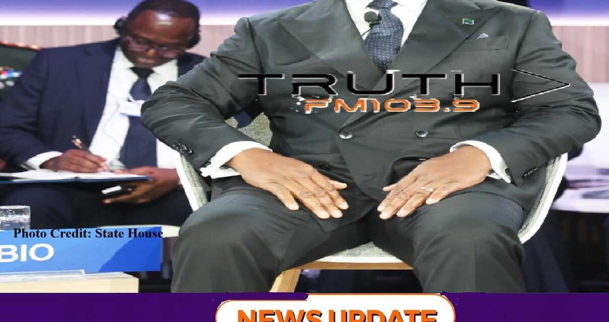 President Bio Urges African Leaders to Dismantle Barriers to Intra-African Trade at Davos