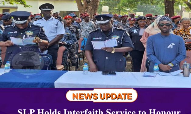 Sierra Leone Police Holds Interfaith Service to Honour Officers Killed During the Sierra Leone’s Civil War