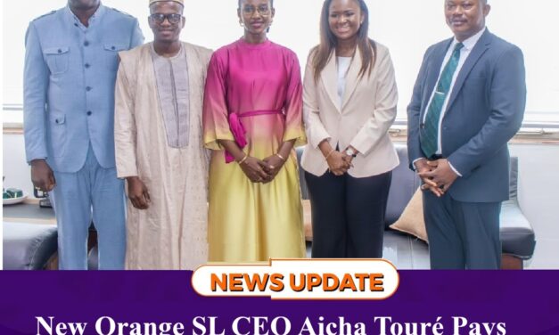 New Orange SL CEO Aicha Touré Pays Courtesy Call on Minister, Strengthens Partnership with Government