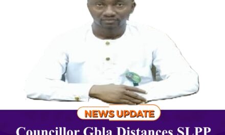 Councillor Gbla Distances SLPP from Allegations at Freetown City Council