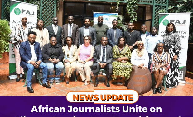 African Journalists Unite on Climate Justice, Just Transition and Information Integrity