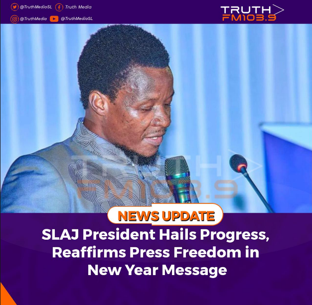 SLAJ President Hails Progress, Reaffirms Press Freedom in New Year Message   