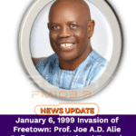 January 6, 1999 Invasion of Freetown: Prof. Joe A.D. Alie Reflects on a National Tragedy