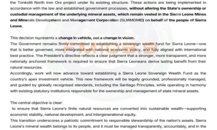 President Bio Orders Transition to New Sovereign Wealth Framework