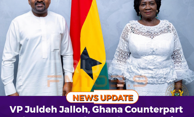 VP Juldeh Jalloh, Ghana Counterpart chart new pathways for Economic cooperation