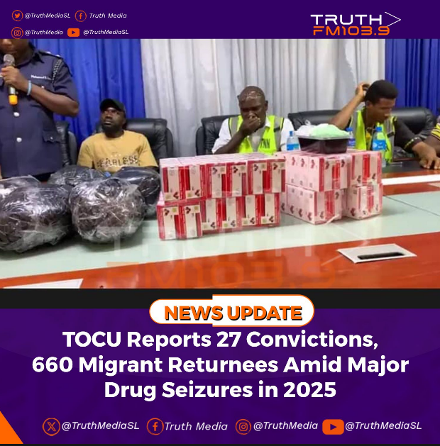 TOCU Secures 27 Convictions, 660 Migrant Returnees Amid Major Drug Seizures in 2025