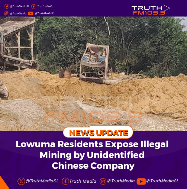Lowuma Residents Expose Illegal Mining by Unidentified Chinese Company