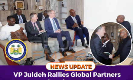 VP Juldeh Jalloh Rallies Global Partners to Drive Sierra Leone’s Health Reform