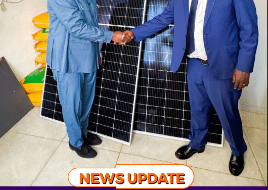 Yumkella Donates 30-Kilowatt Solar System to Power SLPP Headquarters
