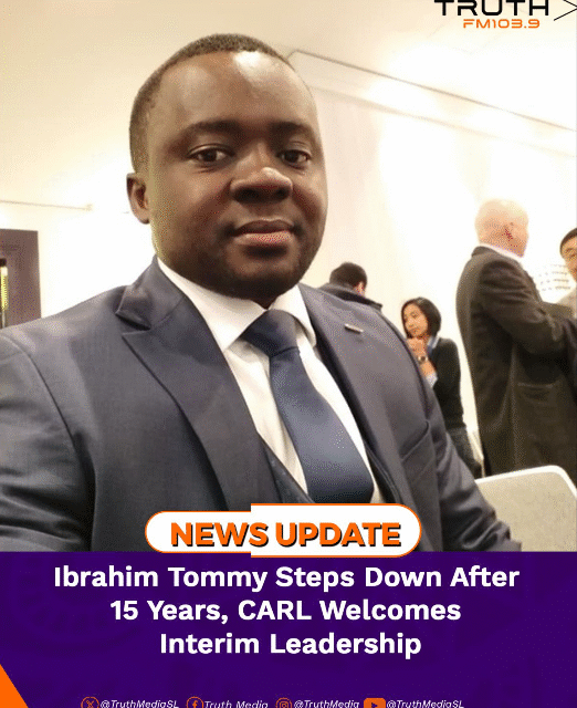 Ibrahim Tommy Steps Down After 15 Years, CARL Welcomes Interim Leadership