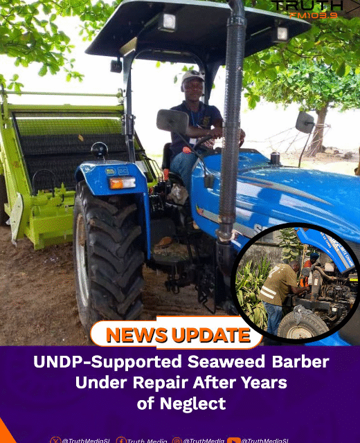 UNDP-Supported Seaweed Barber Under Repair After Years of Neglect