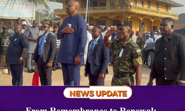 From Remembrance to Renewal: Vice President Jalloh Links Civil War Memory to Development in Kailahun