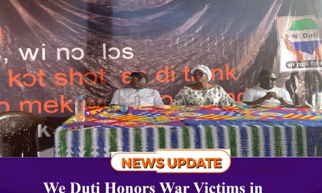 We Duti Honors War Victims in Kailahun, Calls for Lasting Peace on National Remembrance Day