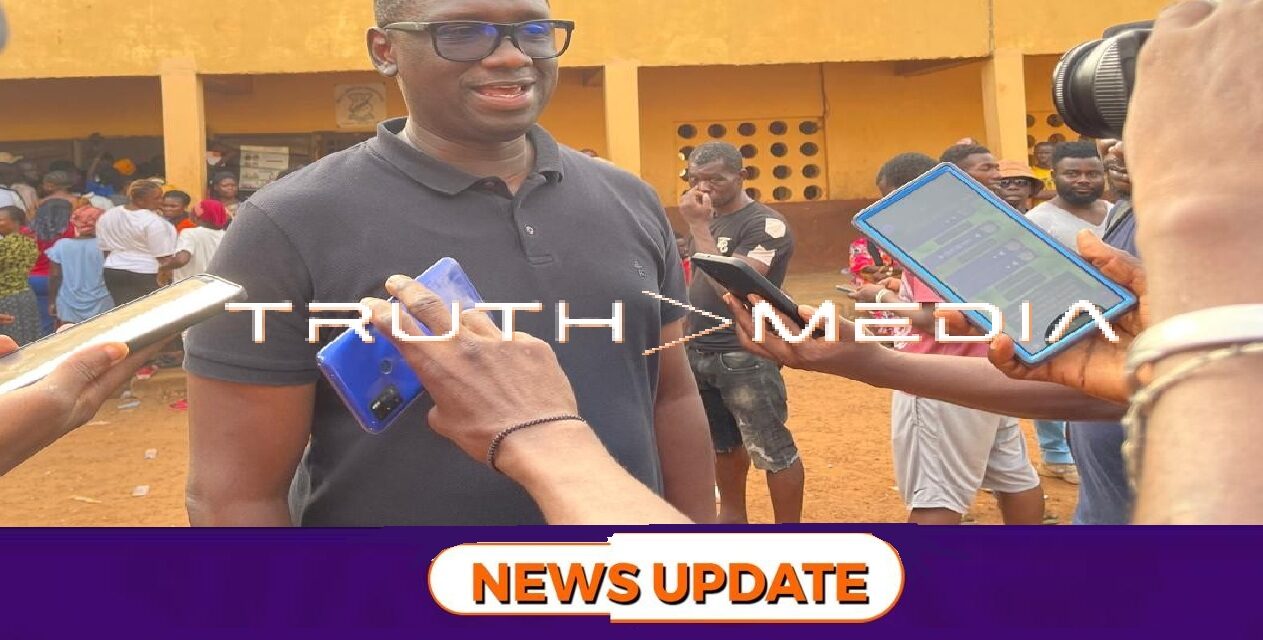 Dr. Ibrahim Bangura Monitors APC Ward Elections in Freetown