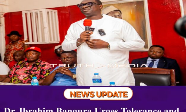 Dr. Ibrahim Bangura Urges Tolerance and Protection of Democratic Freedoms Amid APC Secretary General’s Detention