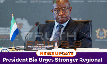 President Bio Urges Stronger Regional Unity to Tackle West Africa’s Security Crisis