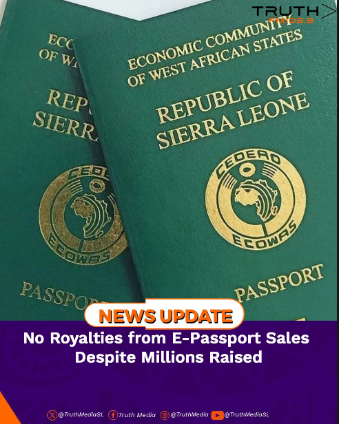 No Royalties from E-Passport Sales Despite Millions Raised