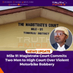 Mile 91 Magistrate Court Commits Two Men to High Court Over Violent Motorbike Robbery