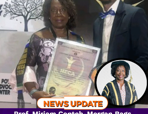 Prof. Miriam Conteh-Morgan Bags Lifetime Achievement Award at NECA 3rd Edition