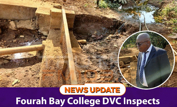 Fourah Bay College DVC Inspects Gloucester Dam, Pledges Lasting Water Solution