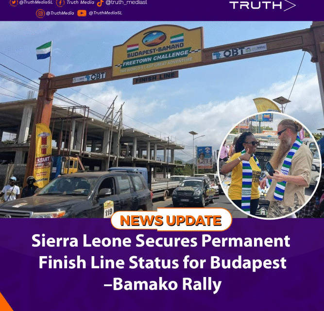 Sierra Leone Secures Permanent Finish Line Status for Budapest–Bamako Rally