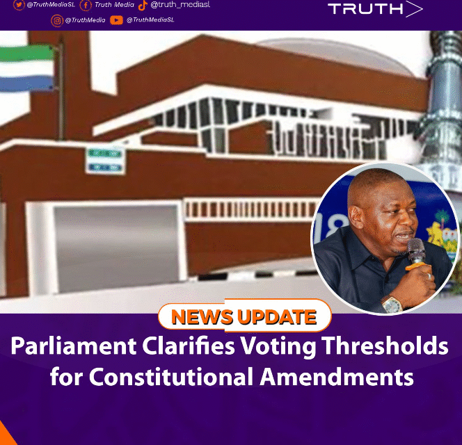 Parliament Clarifies Voting Thresholds for Constitutional Amendments