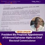 President Bio Proposes Appointment of Edmond Sylvester Alpha as Chief Electoral Commissioner