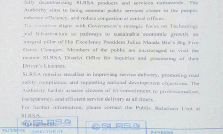 SLRSA Decentralizes Driver’s License Services Nationwide