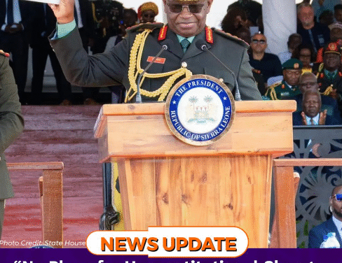 “No Place for Unconstitutional Change of Government in Sierra Leone,” President Bio Declares