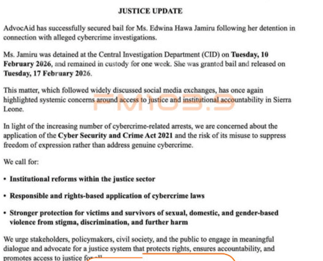 Cybercrime Law Risks Silencing Free Speech, AdvocAid Warns