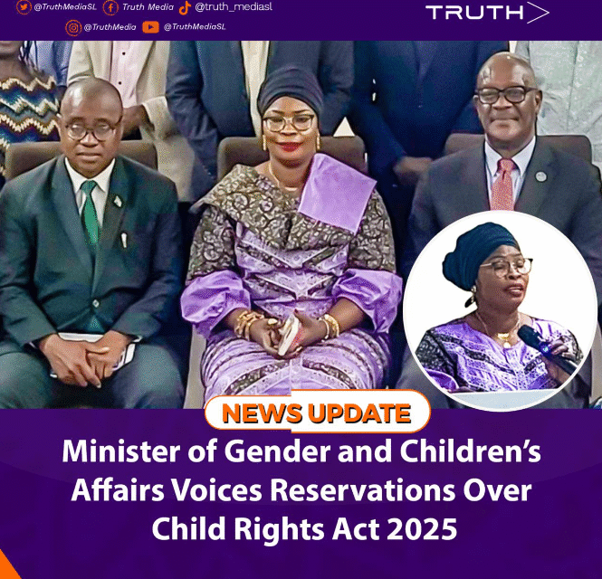 Minister of Gender and Children’s Affairs Voices Reservations Over Child Rights Act 2025
