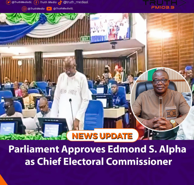 PARLIAMENT APPROVES EDMOND SYLVESTER ALPHA AS CHIEF ELECTORAL COMMISSIONER