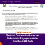 Electoral Commission Launches Stakeholder Engagements for Credible 2028 Polls