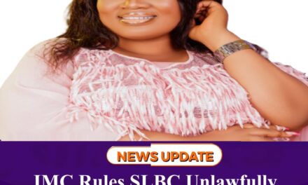 IMC Rules SLBC Unlawfully Fired Journalist Umu Thoronka 