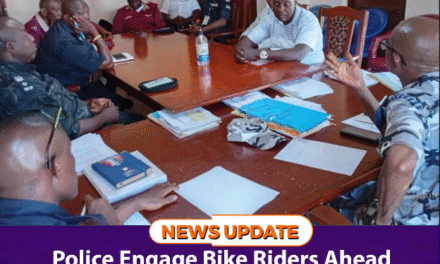 Police Engage Bike Riders Ahead of Helmet Enforcement