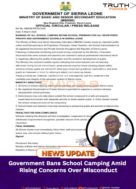 Government Bans School Camping Amid Rising Concerns Over Misconduct