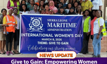 Give to Gain: Empowering Women to Strengthen Sierra Leone’s Maritime Future