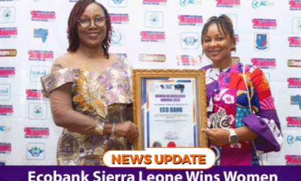 Ecobank Sierra Leone Wins Women in Excellence Award 2026