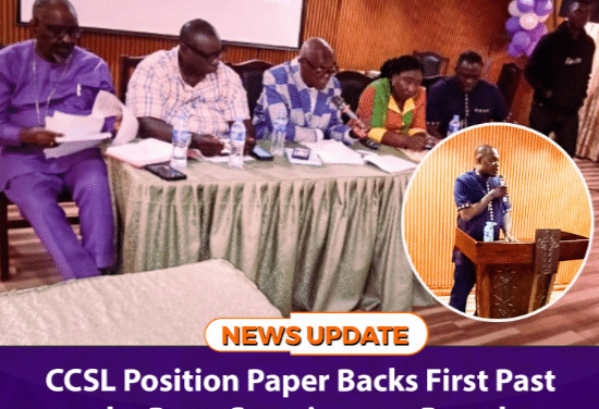 CCSL Position Paper Backs First‑Past‑the‑Post, Constituency‑Based Elections