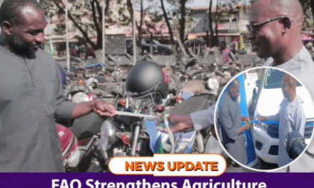 FAO Strengthens Agriculture Ministry’s Food Security Drive with Over 16 Hilux Vehicles and 45 Motorbikes