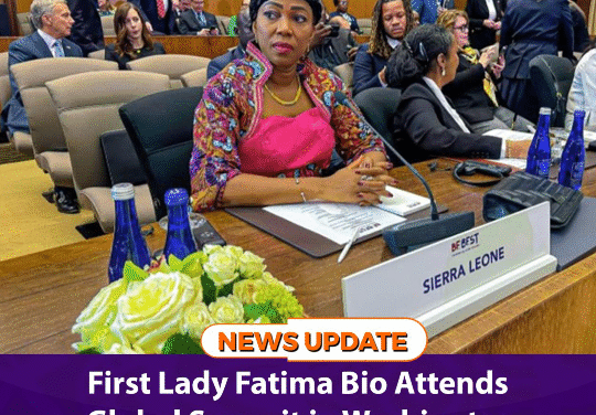 First Lady Fatima Bio Attends Global Summit in Washington