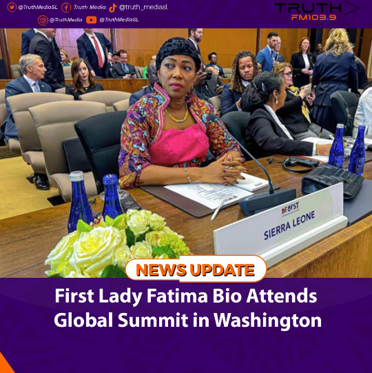 First Lady Fatima Bio Attends Global Summit in Washington